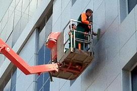 Мойка окон с автовышки в Тюмени